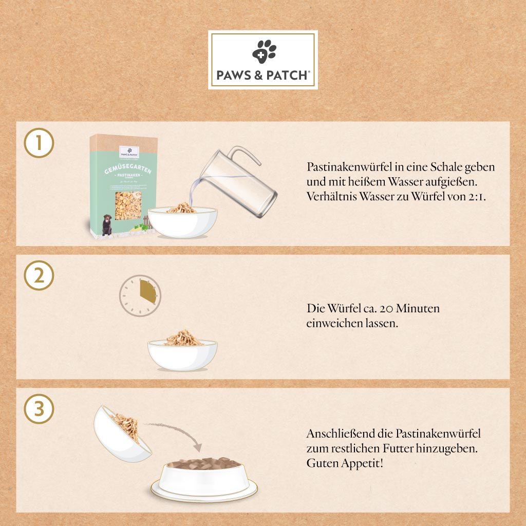 Pastinakenwürfel 600g