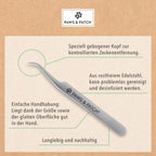 Zecken-Duo LUCY & SILVY mit Etui in grau-meliert für alle Heimtiere