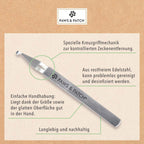 Zeckenzange LUCY mit Etui in grau-meliert für alle Heimtiere